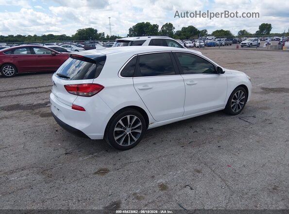 KMHH35LE2JU022201 2018 HYUNDAI ELANTRA GT White Задня права чверть