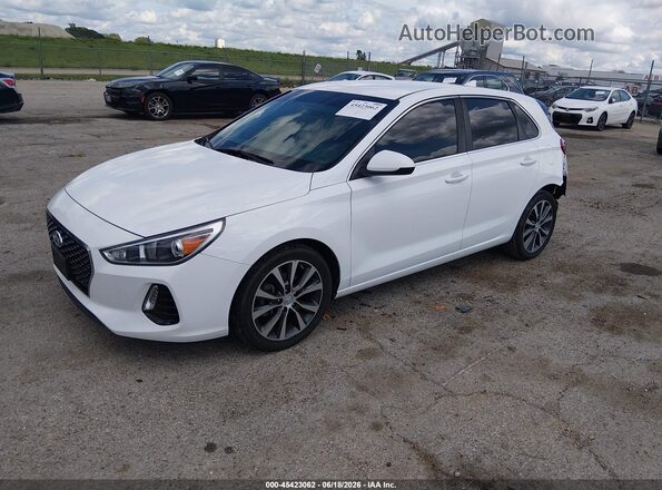 KMHH35LE2JU022201 2018 HYUNDAI ELANTRA GT White Передня ліва чверть