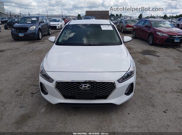 KMHH35LE2JU022201 2018 HYUNDAI ELANTRA GT White Вид щитка приладів