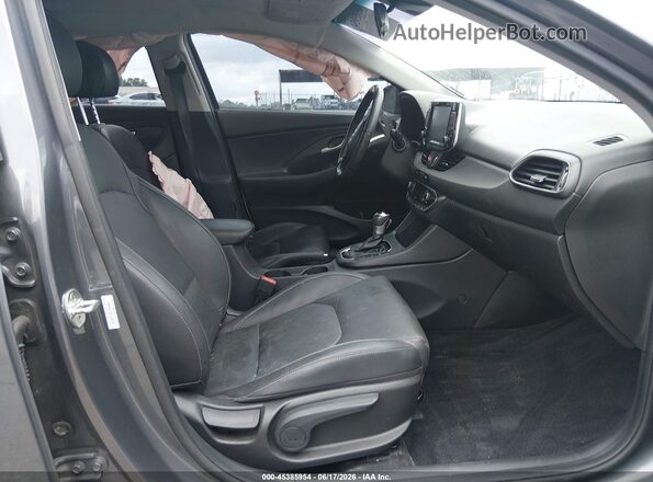 KMHH35LE2KU106570 2019 HYUNDAI ELANTRA GT Gray Вид салону спереду