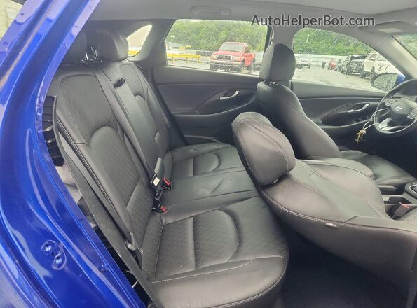 KMHH35LE3LU138994 2020 HYUNDAI ELANTRA Blue Vista de los asientos traseros
