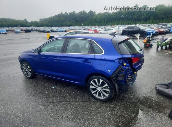 KMHH35LE3LU138994 2020 HYUNDAI ELANTRA Blue Trasero izquierdo