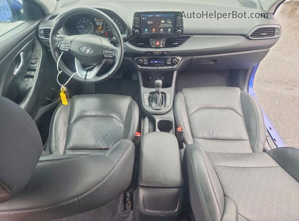 KMHH35LE3LU138994 2020 HYUNDAI ELANTRA Blue Vista del salpicadero