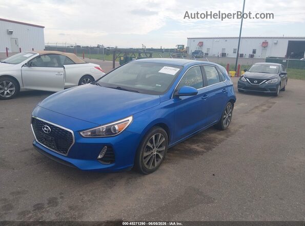 KMHH35LE4JU027531 2018 HYUNDAI ELANTRA GT Blue 