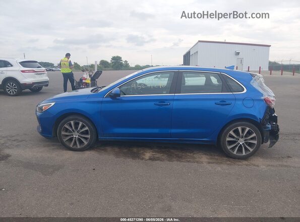 KMHH35LE4JU027531 2018 HYUNDAI ELANTRA GT Blue 
