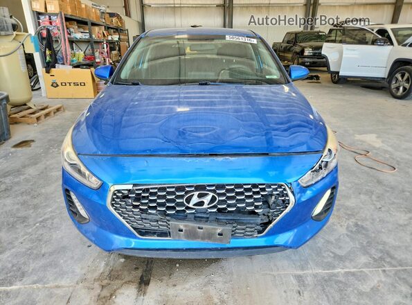 KMHH35LE5JU022709 2018 HYUNDAI ELANTRA Blue Vista frontal
