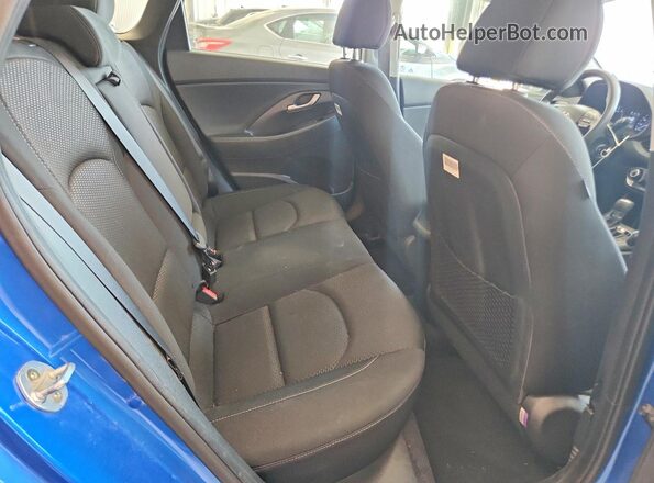 KMHH35LE5JU022709 2018 HYUNDAI ELANTRA Blue Vista de los asientos traseros