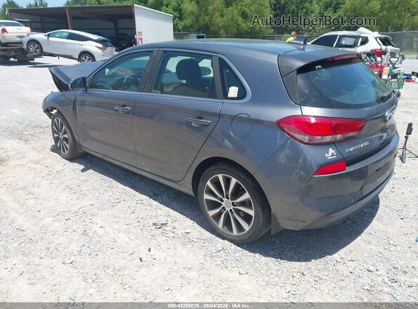 KMHH35LE5JU068413 2018 HYUNDAI ELANTRA GT Gray Задня ліва чверть