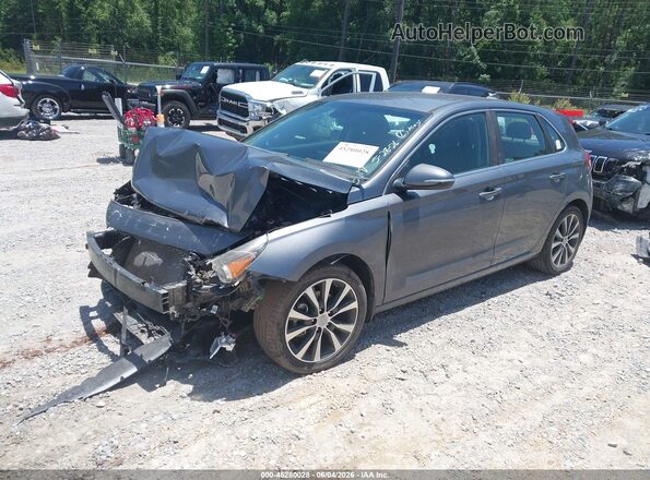 KMHH35LE5JU068413 2018 HYUNDAI ELANTRA GT Gray Передня ліва чверть