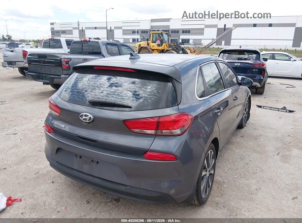 KMHH35LE5KU110662 2019 HYUNDAI ELANTRA GT Gray Trasero derecho