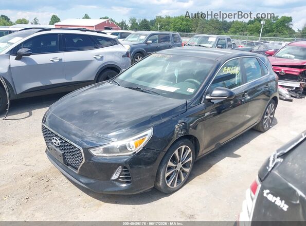 KMHH35LE6KU104062 2019 HYUNDAI ELANTRA GT Черный Передняя левая четверть