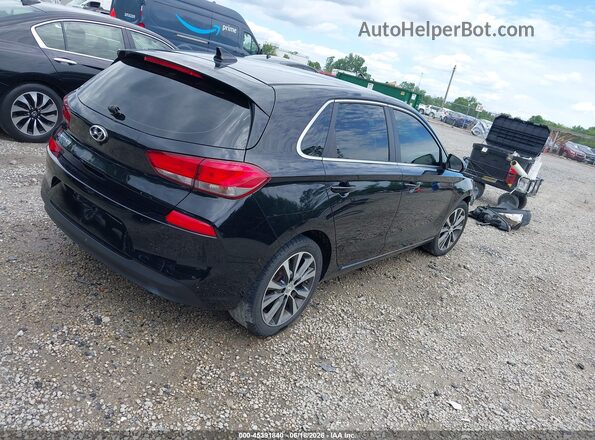 KMHH35LE6KU115319 2019 HYUNDAI ELANTRA GT Черный Задняя правая четверть