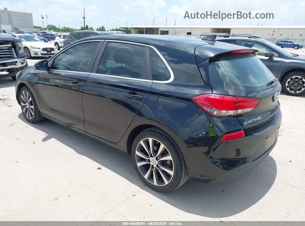 KMHH35LE7JU018516 2018 HYUNDAI ELANTRA GT Black Հետևի ձախ