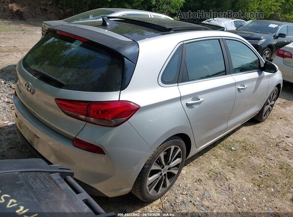 KMHH35LE7JU076271 2018 HYUNDAI ELANTRA GT Silver Задня права чверть