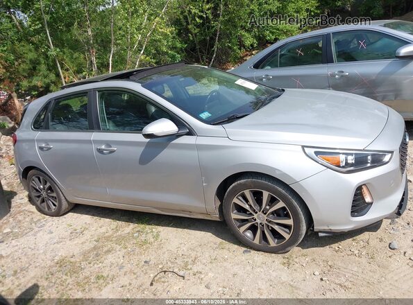 KMHH35LE7JU076271 2018 HYUNDAI ELANTRA GT Silver Вид задньої частини салону
