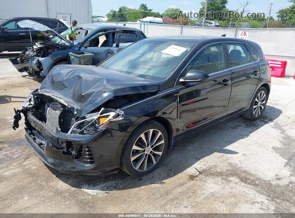 KMHH35LE9JU018565 2018 HYUNDAI ELANTRA GT Black Przód lewy