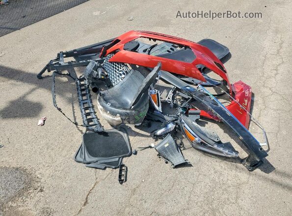KMHH35LE9LU146677 2020 HYUNDAI ELANTRA Red Widok komory silnika