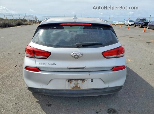 KMHH35LEXJU011978 2018 HYUNDAI ELANTRA Silver უკანა ხედი