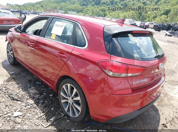 KMHH35LEXJU078256 2018 HYUNDAI ELANTRA GT Maroon Tył lewy