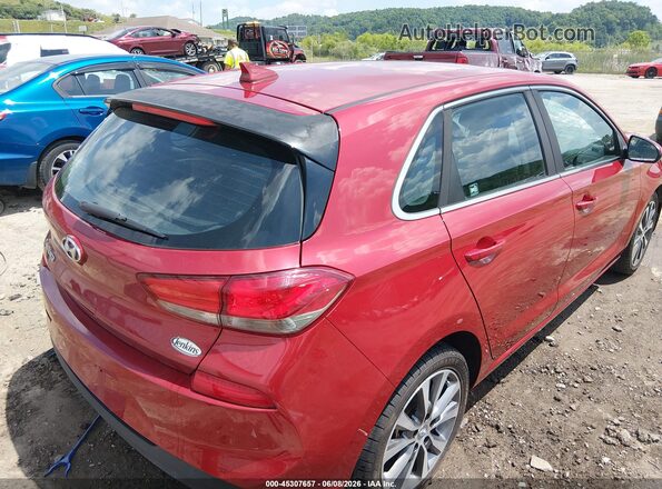 KMHH35LEXJU078256 2018 HYUNDAI ELANTRA GT Maroon Tył prawy
