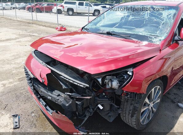 KMHH35LEXJU078256 2018 HYUNDAI ELANTRA GT Maroon Widok z przodu