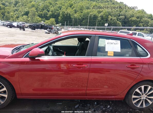 KMHH35LEXJU078256 2018 HYUNDAI ELANTRA GT Maroon Widok wnętrza 360 stopni