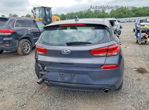 KMHH55LC0JU012775 2018 HYUNDAI ELANTRA Gray უკანა ხედი
