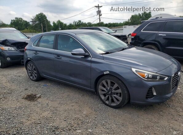 KMHH55LC0JU012775 2018 HYUNDAI ELANTRA Gray წინა მარჯვენა