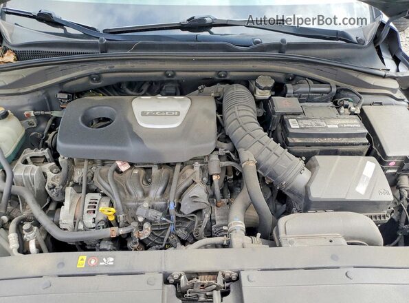 KMHH55LC0JU012775 2018 HYUNDAI ELANTRA Gray უკანა სალონის ხედი