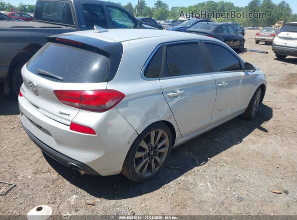 KMHH55LC0JU036686 2018 HYUNDAI ELANTRA GT Silver Trasero derecho