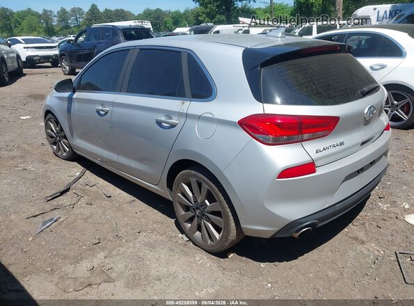 KMHH55LC0JU036686 2018 HYUNDAI ELANTRA GT Silver Trasero izquierdo