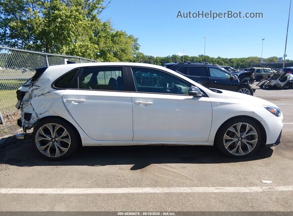 KMHH55LC1LU141157 2020 HYUNDAI ELANTRA GT White Vista del cuadro de instrumentos