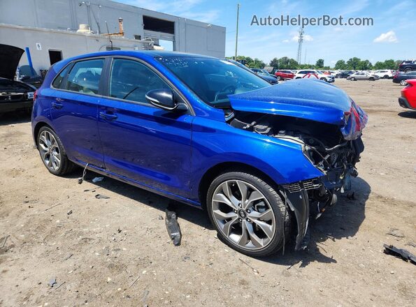 KMHH55LC4LU146367 2020 HYUNDAI ELANTRA Blue Przód prawy