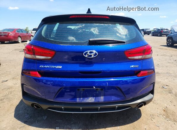 KMHH55LC4LU146367 2020 HYUNDAI ELANTRA Blue Widok z tyłu