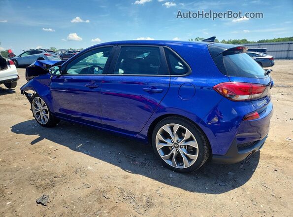 KMHH55LC4LU146367 2020 HYUNDAI ELANTRA Blue Tył lewy