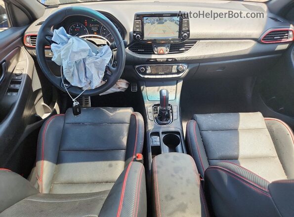KMHH55LC4LU146367 2020 HYUNDAI ELANTRA Blue Widok deski rozdzielczej