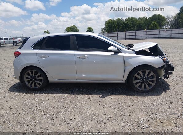 KMHH55LC9JU039411 2018 HYUNDAI ELANTRA GT Серебряный Вид щитка приборов