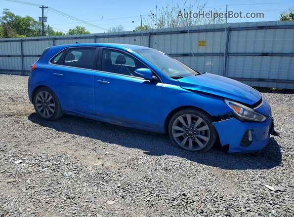 KMHH55LC9JU042230 2018 HYUNDAI ELANTRA Blue Առջևի աջ