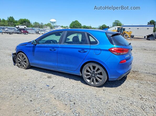 KMHH55LC9JU042230 2018 HYUNDAI ELANTRA Blue Հետևի ձախ