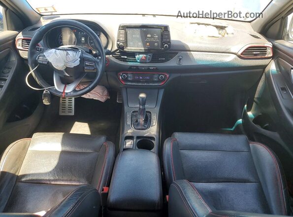 KMHH55LC9JU042230 2018 HYUNDAI ELANTRA Blue Առջևի վահանակի տեսք