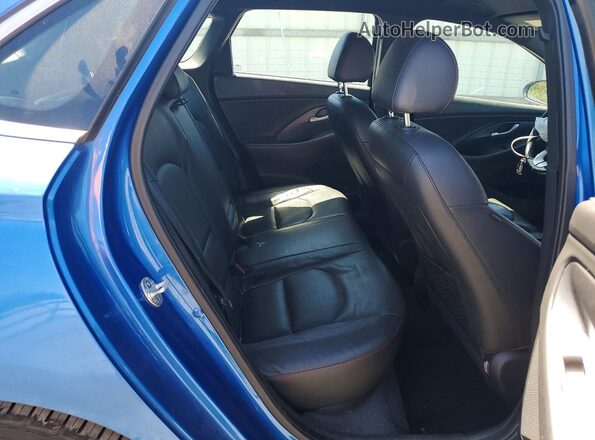 KMHH55LC9JU042230 2018 HYUNDAI ELANTRA Blue Հետևի նստատեղերի տեսք