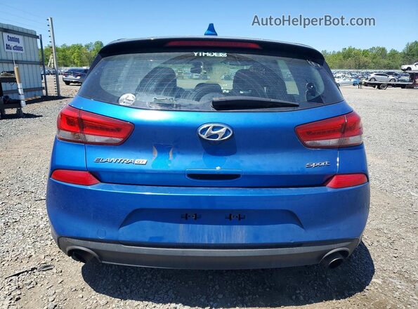 KMHH55LC9JU042230 2018 HYUNDAI ELANTRA Blue Հետևի տեսք