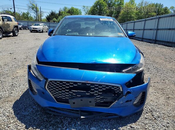 KMHH55LC9JU042230 2018 HYUNDAI ELANTRA Blue Դիմացի տեսք