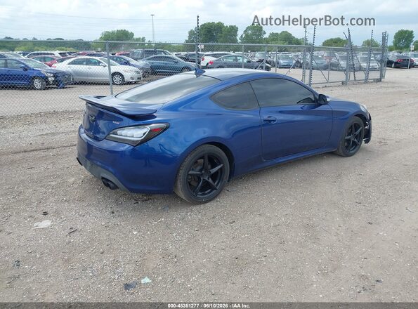 KMHHT6KJ4GU135161 2016 HYUNDAI GENESIS Blue Задня права чверть