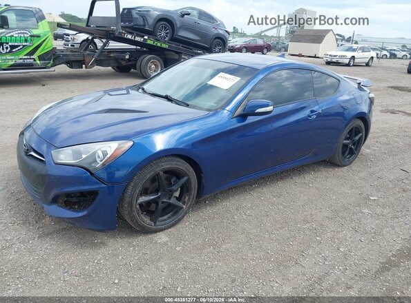 KMHHT6KJ4GU135161 2016 HYUNDAI GENESIS Blue Передня ліва чверть
