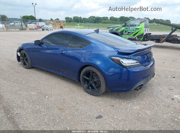 KMHHT6KJ4GU135161 2016 HYUNDAI GENESIS Blue Задня ліва чверть