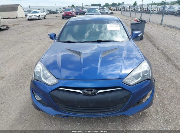 KMHHT6KJ4GU135161 2016 HYUNDAI GENESIS Blue Вид щитка приладів