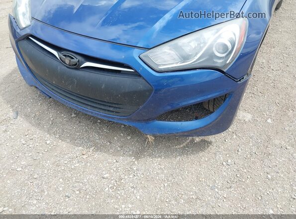 KMHHT6KJ4GU135161 2016 HYUNDAI GENESIS Blue Вид спереду