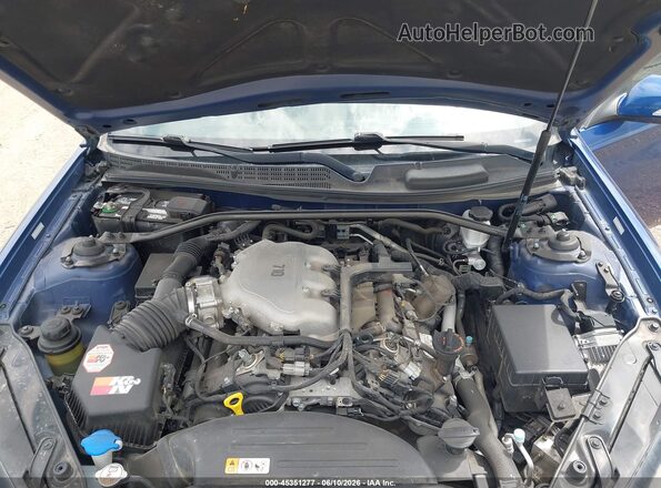 KMHHT6KJ4GU135161 2016 HYUNDAI GENESIS Blue Вид ззаду