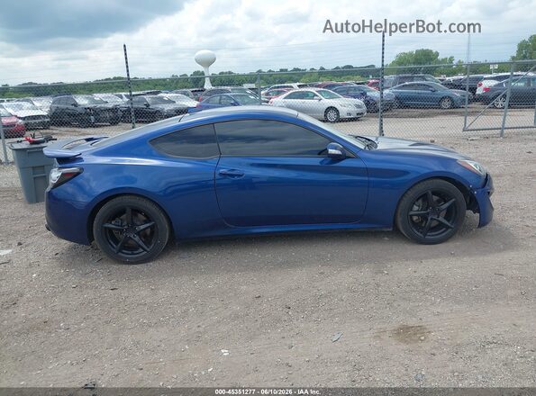 KMHHT6KJ4GU135161 2016 HYUNDAI GENESIS Blue Вид задньої частини салону